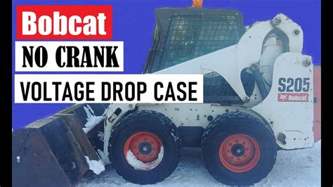 bobcat skid steer won t start|bobcat skid steer no crank.